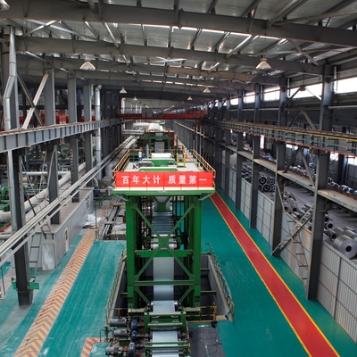 0.5-1.5mm亜鉛熱いすくいの電流を通す装置のガルバリウムの行650mm 120000TPY