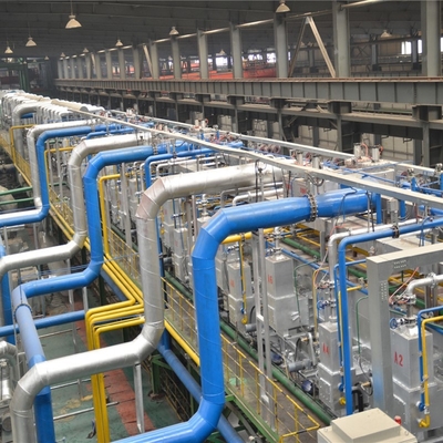 0.3mm-2.5mmの製鉄会社のための連続的な熱いすくいの電流を通すライン装置