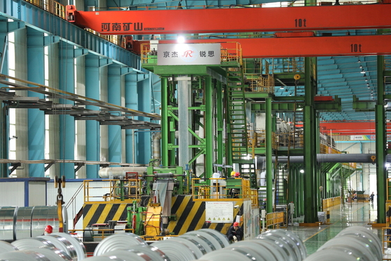 0.5-2.5mmの525mm連続的な電流を通すライン高速